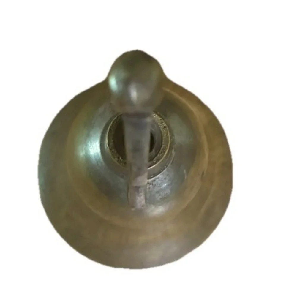 Vintage‎ Brass Bell With Christmas Tree Handle 4.5